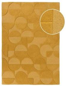 Covor din lână Flair Rugs Gigi, 120x170 cm, galben