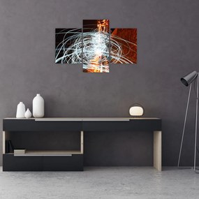 Tablou cu valuri de lumini (90x60 cm)