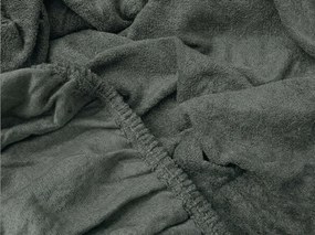 Cearsaf Frote EXCLUSIVE verde-gri 160x200 cm