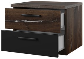 Noptieră Signat Typ 22 (Negru + Stejar flagstaff + argintiu). 1107658