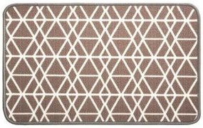 Covor Intrare Geometric 50 x 80 cm Taupe