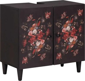 vidaXL Dulap de chiuvetă cu depozitare Multicolour 62 x 33 x 58 cm