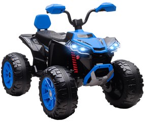 AIYAPLAY Quad electric pentru copii, vehicul electric 24V cu 4 roți, faruri, port USB, funcție MP3, 6,5 km/h, 3-8 ani | Aosom Romania
