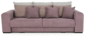 Canapea foarte spatioasa, violet, roz invechit, bej, GILEN BIG SOFA