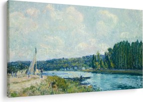 Tablou - Alfred Sisley, The Banks of the Oise, reproducere (90x60 cm)