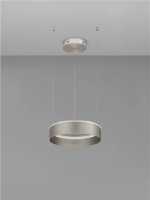 Lustra LED design circular OLIVIA nickel D-40cm