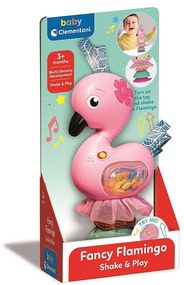 Animale Fancy Zornăitoare Flamingo pentru bebeluși Clementoni