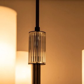 Candelabru elegant cu 5 brate VINCENZA titan periat