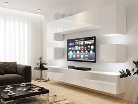 Mobilier living Berny 59 (alb + Alb lucios). 1087180