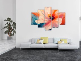 Tablou - Floare pictată (150x105 cm)