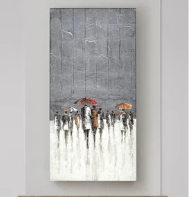 Tablou de perete decorativ canvas Llueve, 70x140cm SV-263474