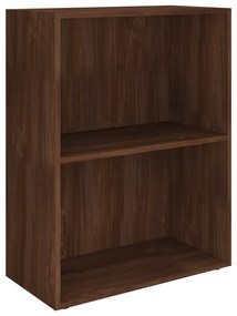340215 vidaXL Raft pentru cărți, lemn prelucrat, 60x31x78 cm, stejar maro