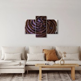 Tablou - Cupcake din ciocolată (90x60 cm)