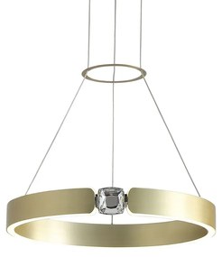 Suspensie SIRIUS Milagro Modern, LED, Auriu/Transparent, ML6186, Polonia