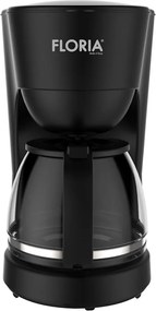 Aparat de facut cafea Floria ZLN9273 Negru, putere 600W, oprire automata, vas de 1.2 litrii