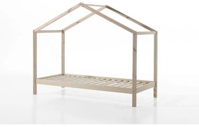 Pat Căsuță, Natur, 90 x 200 cm, Pin Masiv – Dallas – Vipack