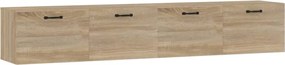vidaXL Dulapuri de perete, 2 buc., stejar sonoma, 100x36,5x35 cm, lemn