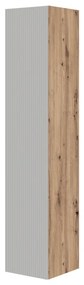 Dulap suspendat pentru baie Pulcro, crem / stejar artisan