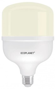 Set 10 buc - Bec LED Ecoplanet T120 forma cilindrica, E27, 40W (250W), 3800 LM, F, lumina neutra 4000K, Mat Lumina neutra - 4000K, 10 buc