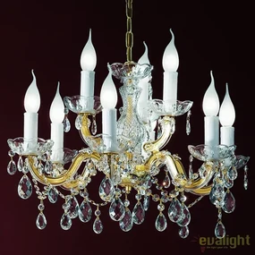 Candelabru stil clasic cu 9 brate Marie Claire auriu LU 2243/6+3 gold OR