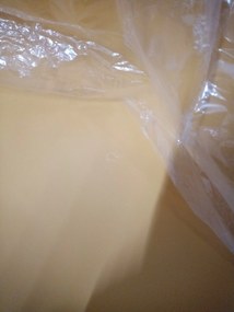 OFERTA Scaun OSAKA mustard cu picioare negre calitatea II