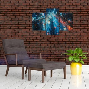 Tablou - Oraș mare, pictură în ulei (90x60 cm)