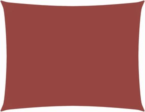 vidaXL Parasolar, cărămiziu, 3x4 m, țesătură oxford, dreptunghiular