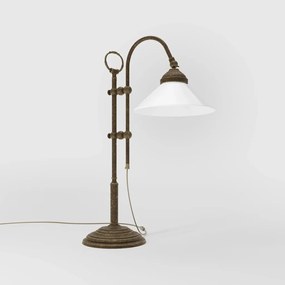 Lampa de masa stil clasic italian din alama Fiordo