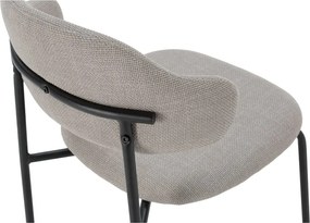 Scaune de dining gri-deschis 4 buc. Adriel – Marckeric