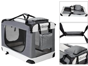 Geantă transport pentru animale 70 x 52 x 52 cm Grey - L