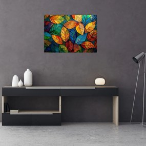 Tablou - Mozaic din frunze (70x50 cm)