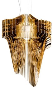 Lustra design Art Deco realizata manual Aria Large Gold
