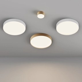 Plafoniera LED design tehnic Zoom D-40cm 3000K alba