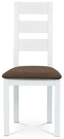 Set de scaune de sufragerie BC-2603 WT, alb, 2 buc