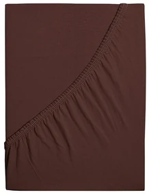 Cearșaf de pat 4Home jersey Ideal maro închis , 200 x 200 cm, 200 x 200 cm