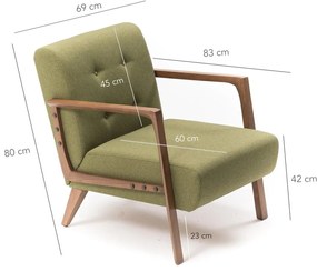 Fotoliu Kramer K (Verde). 1101663