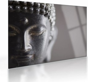 Tablou pe sticlă - Statuia lui Buddha (70x50 cm)