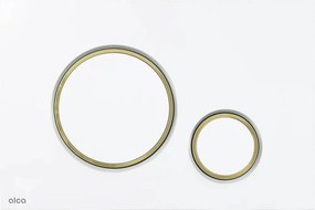 Clapeta de actionare Alca Thin M775 alb - auriu lucios