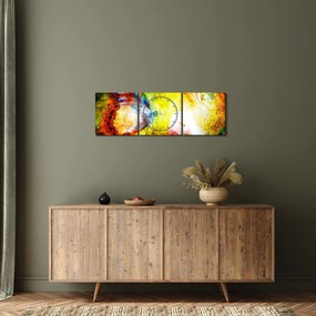 Tablou - Fluture spațial (cu ceas) (90x30 cm)