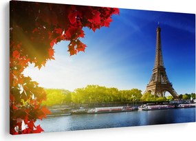 Tablou - toamna la Paris (90x60 cm)