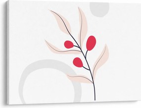 Tablou - Abstracție florală roz N⁰3 (70x50 cm)