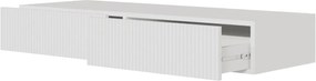 MAA42 - Masuta Consola suspendata Alba, 90 / 110 cm, masa de toaleta cu 1 / 2 sertar(e), cosmetica machiaj, vanity