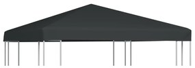 vidaXL Acoperiș de pavilion, 310 g/m², gri, 3 x 3 m