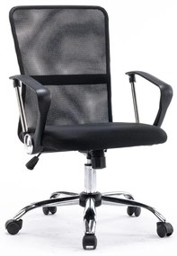 Scaun de birou cu plasa, Black esn103