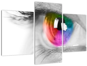 Tablou - Iris din ochi (90x60 cm)
