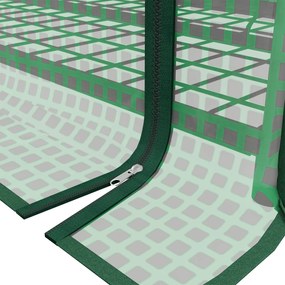 Outsunny Seră de Grădină Balcon cu Rafturi 4 Nivele 90L x 49l x 160H cm Oțel galvanizat folie Detasabila PE Densitate înaltă Verde | Aosom Romania