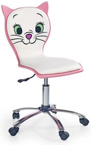 Scaun pentru copii Luoda 2 (alb + roz). Promo -6%. 769837