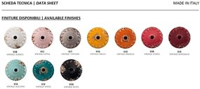 Lustra cu 3 pendule design retro realizata manual din ceramica URBAN