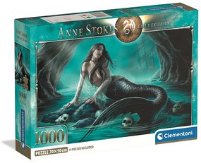 Fantasy Siren Lament Puzzle Compact 1000 de piese Anne Stokes de la Clementoni