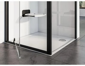 Ravak B8F0000060 - Scaun de duș pliabil OVO, negru